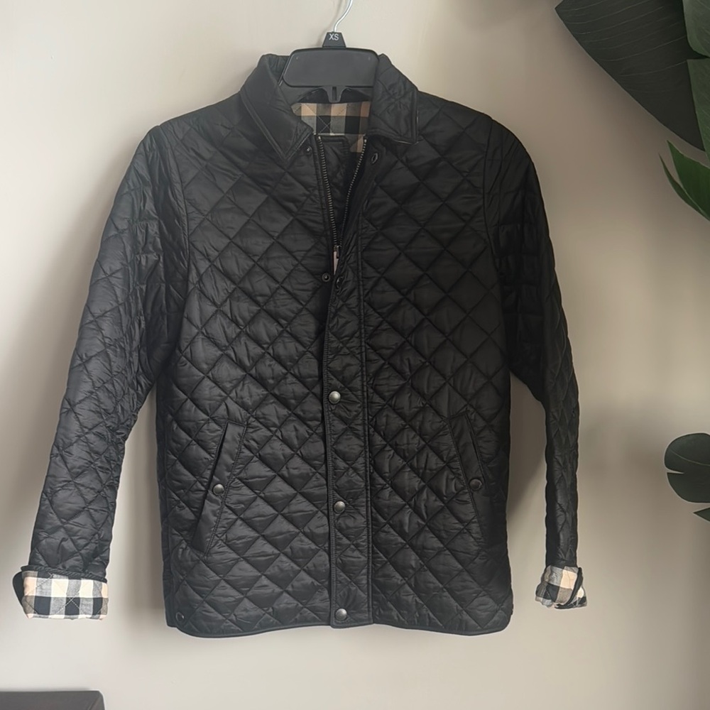 Burberry Black Quilted Kids Puffer Jacket